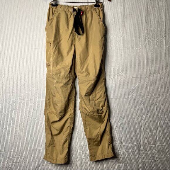 The North Face Tan Fishing Hiking Outdoors Nylon Pants Size M - Picture 1 of 9
